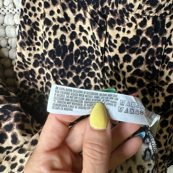 Forget 21 leopard pajama set small - Picture 4 of 7